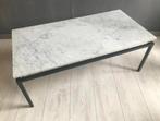 Vintage marmeren salontafel, Ophalen, Overige materialen, 100 tot 150 cm, Vintage