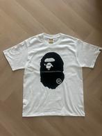 BAPE Ape Head T-Shirt Wit | Maat M, Kleding | Heren, T-shirts, Ophalen of Verzenden, Zo goed als nieuw, Wit