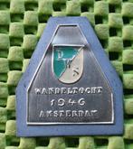 Medaille :  D.W.S Wandeltocht 1946 Amsterdam ( Lood /K/Mess), Nederland, Overige materialen, Ophalen of Verzenden