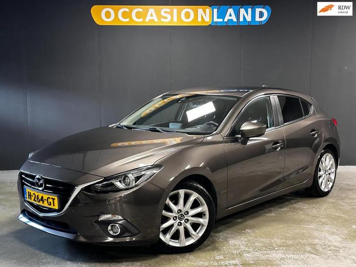 Mazda 3 2.0 TS+|CAMERA|HUD|STOELV|KEYLESS|CRUISE|TREKHAAK|NA, Auto's, Mazda, Bedrijf, Te koop, ABS, Achteruitrijcamera, Airbags
