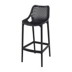 Barkruk Ariane, zwart, Kunststof, Met voetsteun, Nieuw, Ophalen of Verzenden