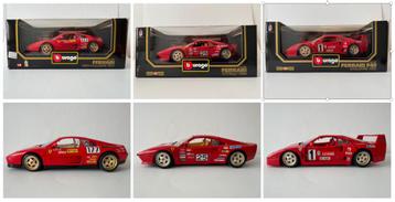 Bburago Ferrari 348 TB Evoluzione, GTO Rally, F40 Evoluzion beschikbaar voor biedingen
