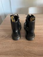 Stoere zwarte lak leren veter/rits laarsjes Dr martens 36, Zwart, Lage of Enkellaarzen, Ophalen of Verzenden, Dr. Martens