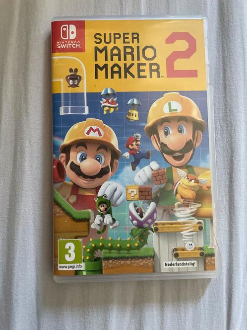 Super Mario Maker 2 - Nintendo Switch, Spelcomputers en Games, Games | Nintendo Switch, Zo goed als nieuw, Platform, 1 speler