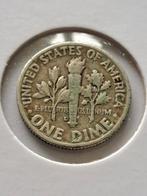One dime Amerika zilver 1963d, Postzegels en Munten, Munten | Amerika, Zilver, Ophalen of Verzenden