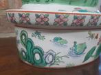 Vintage grote Chinese terrine eend paté., Antiek en Kunst, Antiek | Porselein, Ophalen of Verzenden