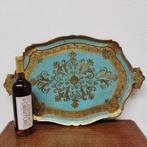 Vintage, brocante, antiek Florentijnse houten dienblad, Valkenswaard, Gebruikt, Info@flashbackfurniture.nl, Flashback Furniture