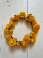 Strobloemen Krans - Decoratief, Huis en Inrichting, Ophalen, Nieuw