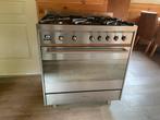 Smeg 5 pits fornuis hetelucht oven 80 cm breed, Witgoed en Apparatuur, Fornuizen, Ophalen, 60 cm of meer, Grill, Zo goed als nieuw