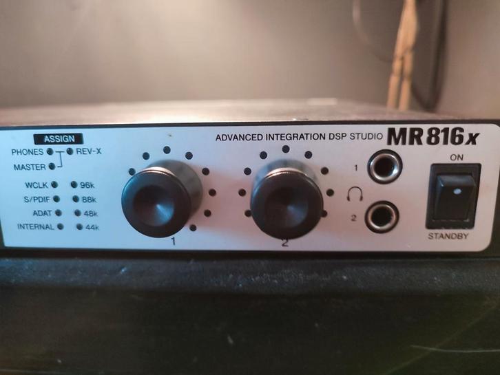 Yamaha Steinberg MR816x professionele geluidskaart, Audio, Tv en Foto, Professionele Audio-, Tv- en Video-apparatuur, Zo goed als nieuw
