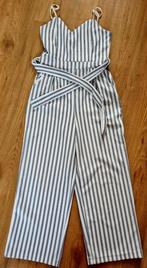 Blauw met wit jumpsuit maat S (6), Ophalen of Verzenden, Zo goed als nieuw, Blauw