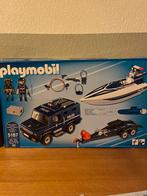 Playmobil Politie met boot 5187, Kinderen en Baby's, Speelgoed | Bouwstenen, Zo goed als nieuw, Ophalen