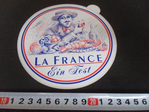 sticker La France Ein Fest, Verzamelen, Stickers, Zo goed als nieuw, Bedrijf of Vereniging, Ophalen