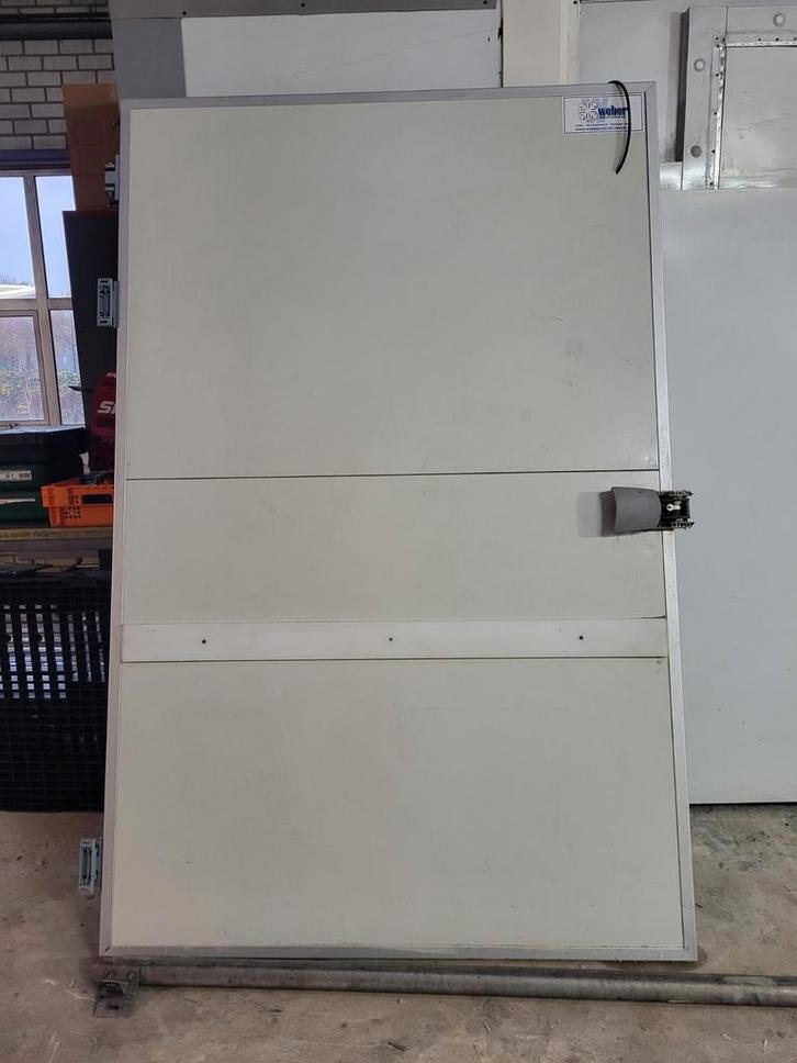 Gebruikte vriescel deur - Weber, Doe-het-zelf en Verbouw, Deuren en Horren, Gebruikt, Buitendeur, 200 tot 215 cm, 80 tot 100 cm