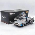 1/18 hot wheels elite delorean BCJ97 back to future, Hobby en Vrije tijd, Modelauto's | 1:18, Ophalen of Verzenden, Zo goed als nieuw