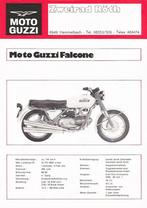 Folder MOTO GUZZI Falcone/ 750 Sport/ 850GT 1972, Ophalen of Verzenden, Moto Guzzi