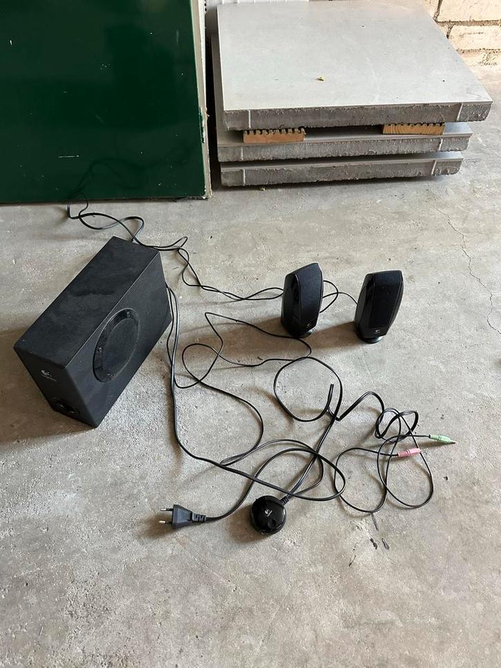 Logitech Speakerset, Audio, Tv en Foto, Luidsprekers, Gebruikt, Complete surroundset, Minder dan 60 watt, Overige merken, Ophalen