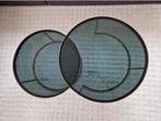Glazen ronde salon tafels, Huis en Inrichting, Tafels | Salontafels, Ophalen, 50 tot 100 cm, Rond, 50 tot 100 cm