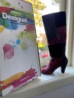 Desigual Dameslaarzen maat 40, Hoge laarzen, Zwart, Ophalen of Verzenden, Zo goed als nieuw