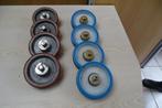 transportwielen   8 stuks, Doe-het-zelf en Verbouw, Zwenkwielen, Ophalen of Verzenden, Gebruikt