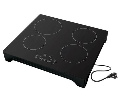 Nieuwe Tomado inductiekookplaat (TIH600B) – in doos, Witgoed en Apparatuur, Kookplaten, Nieuw, Vrijstaand, Inductie, 4 kookzones