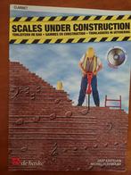 Scales under construction clarinet, Muziek en Instrumenten, Bladmuziek, Ophalen of Verzenden, Gebruikt, Les of Cursus, Klarinet