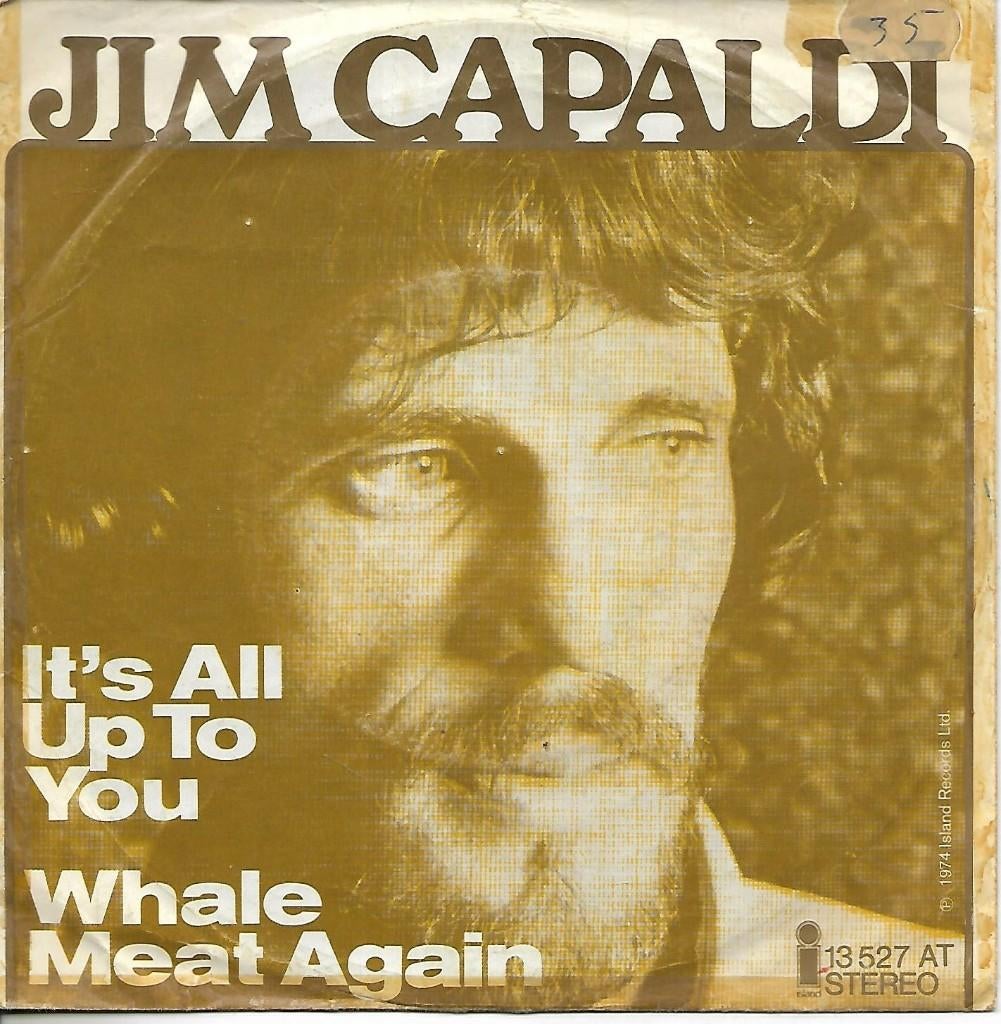 Jim Capaldi - It`s all up to you, Gebruikt, 7 inch, Single, Ophalen of Verzenden