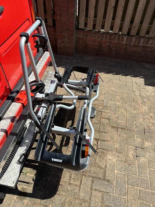 Te Huur; Fietsendrager – Thule EP916 – elektrische fietsen, Auto diversen, Fietsendragers, Zo goed als nieuw, Trekhaakdrager, 2 fietsen