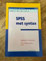 SPSS met Syntax, Ophalen of Verzenden, Beta, Gelezen, HBO