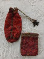 Antieke kerk geld buidel -/ & bijbeltasje...klederdracht, Antiek en Kunst, Verzenden