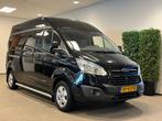 Ford Transit Custom L2H2 Rolstoelbus, Auto's, Gebruikt, Zwart, 4 cilinders, Zwart