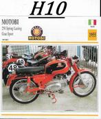 H10 motorkaart motobi pesaro 250 spring lasting gran sport, Verzenden, Zo goed als nieuw, Motoren