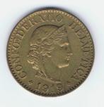 18-853 Zwitserland 10 rappen 1919, Postzegels en Munten, Munten | Europa | Niet-Euromunten, Losse munt, Overige landen, Verzenden