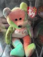 Zeldzame TY peace beanie baby bear, Verzamelen, Beren en Cherished Teddies, Ophalen of Verzenden, Nieuw, Stoffen beer, Overige merken