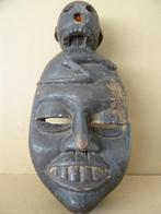 Afrikaans masker occult masker met schedel en slang 44cm, Antiek en Kunst, Kunst | Niet-Westerse kunst, Ophalen of Verzenden