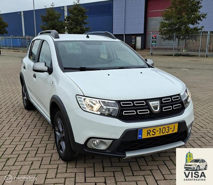 Dacia Sandero Stepway Automaat | 2018 | 120dkm, Auto's, Dacia, Bedrijf, Te koop, Sandero Stepway, ABS, Airbags, Airconditioning