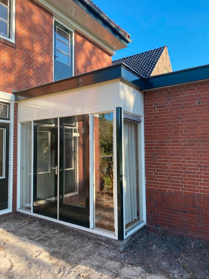 Tuindeuren, Doe-het-zelf en Verbouw, Kozijnen en Schuifpuien, Zo goed als nieuw, Deurkozijn, Hout, Ophalen