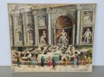 schilderij Trevi fontein Rome door C. Hendriksen 51x61cm, Antiek en Kunst, Ophalen of Verzenden