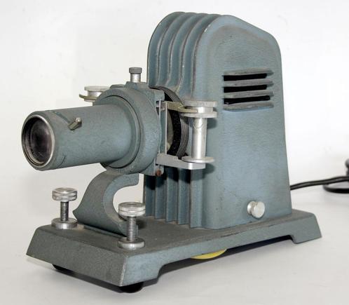 DIA Projector ‘Goldeck’ met viewer in houtenkoffer. 1950., Audio, Tv en Foto, Diaprojectors, Ophalen