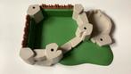 Playmobil grondplaat groen rots muren uit ridder set 4014, Gebruikt, Ophalen of Verzenden, Los playmobil