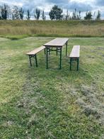 Biertafels te huur 15€ per stuk, Ophalen, Gebruikt, Inklapbaar, Rechthoekig