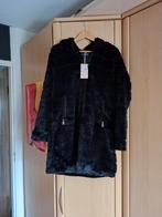 Bontjas zwart maat L, Ophalen of Verzenden, Zo goed als nieuw, Maat 42/44 (L), Zwart