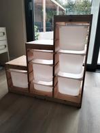 Speelgoedkast / Opbergkast met bakken, Minder dan 90 cm, Gebruikt, Ophalen of Verzenden, Minder dan 50 cm