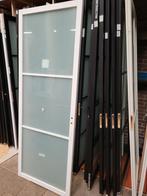88x231,5cm binnendeur stomp Staal look wit mat glas SK4, Doe-het-zelf en Verbouw, Nieuw, 215 cm of meer, 80 tot 100 cm, Ophalen