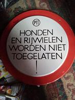 Emaille bordje uit oud postkantoor, Verzamelen, Ophalen of Verzenden, Zo goed als nieuw, Auto's