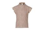 Levv Kanten Top Topje Shirt Zalmroze Peach Roze Kant 134 140, Meisje, Nieuw, Ophalen of Verzenden, Shirt of Longsleeve