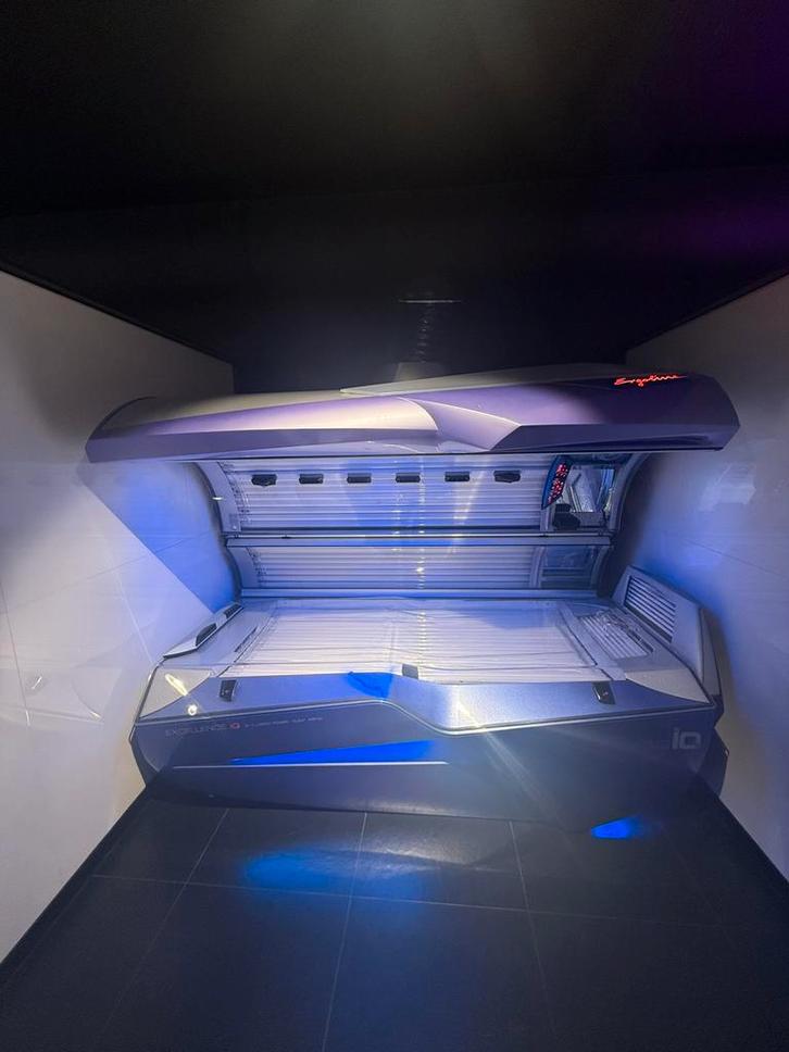 ERGOLINE EXCELLENCE iq 800, Witgoed en Apparatuur, Zonnebanken en Gezichtsbruiners, Zo goed als nieuw, Zonnebank dubbelzijdig