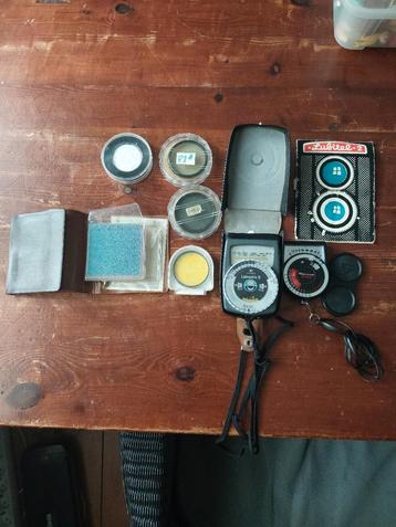 Gossen Lunasix 3 & Revue S-102 Belichtingsmeters + Filters beschikbaar voor biedingen