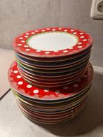 Servies - ontbijt en diner borden Oilily, Gebruikt, Ophalen of Verzenden, Bord(en), Overige stijlen