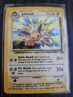 Jolteon fossil holo, Ophalen of Verzenden, Zo goed als nieuw, Losse kaart, Foil